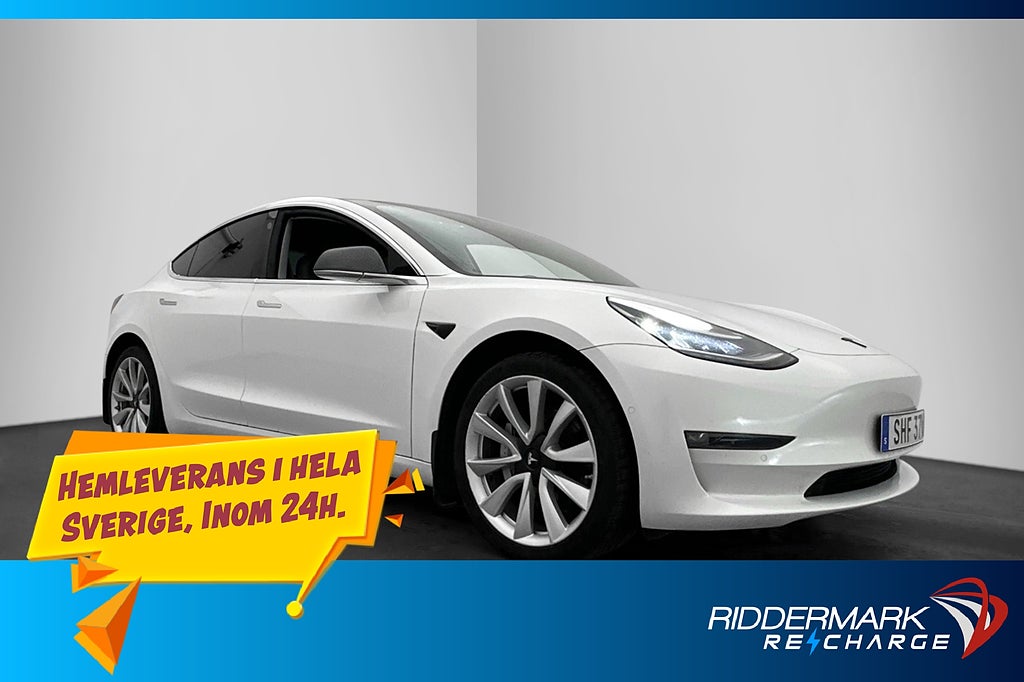 Tesla Model 3 Long Range AWD Autopilot Svensksåld