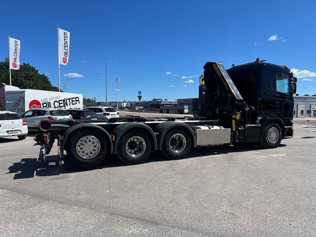 Scania R490 8x4*4 Tridem Kranväxlare, Palfinger 27002 Kran
