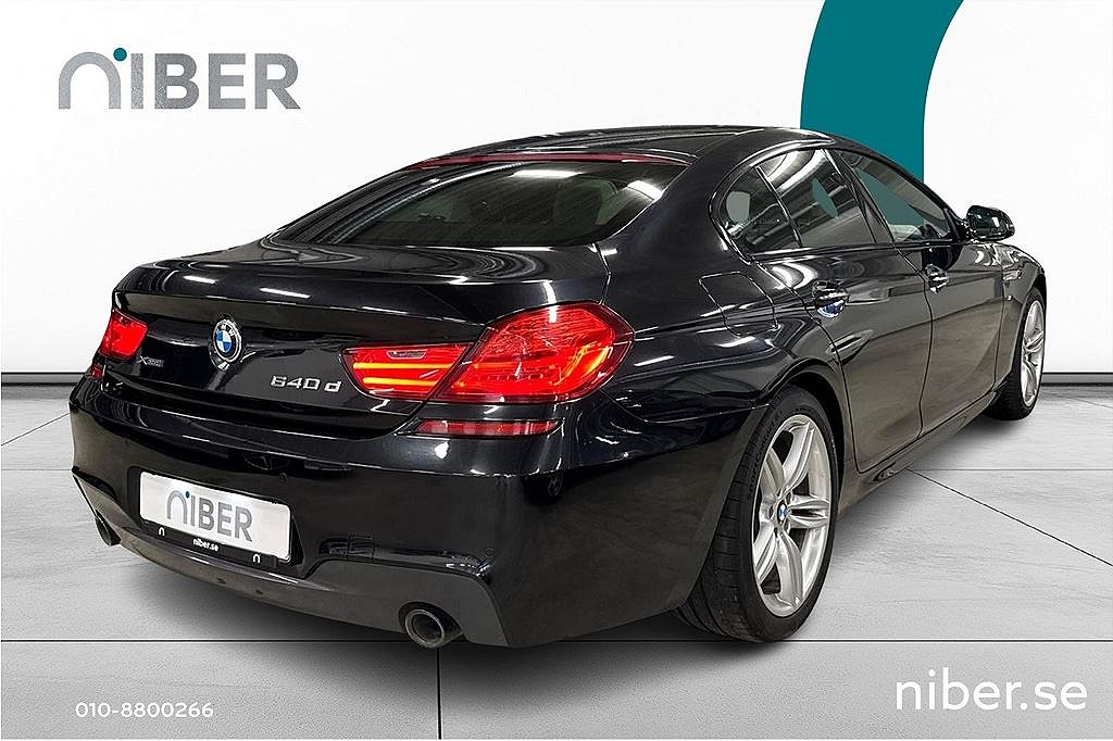 BMW 640 D xDrive M-Sport, 313hk, HUD, 2 brukare, Minnespkt, Taklucka