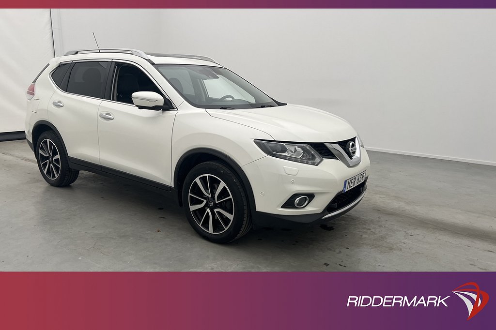 Nissan X-Trail 1.6 dCi Tekna 7-sits Pano 360° Skinn Navi