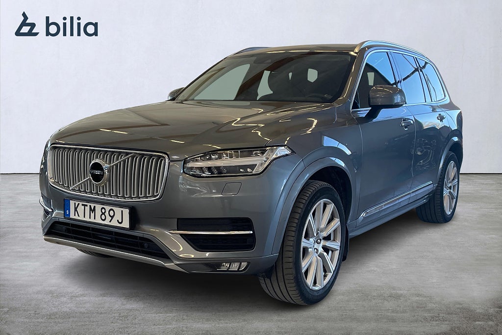 Volvo XC90 T5 AWD Inscription Navi Kamera El-stolar 7-sits Drag 