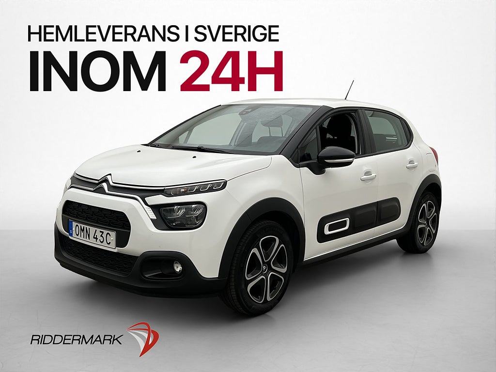 Citroen C3 83hk 1.2 PureTech Farthållare Farthållare CarPlay