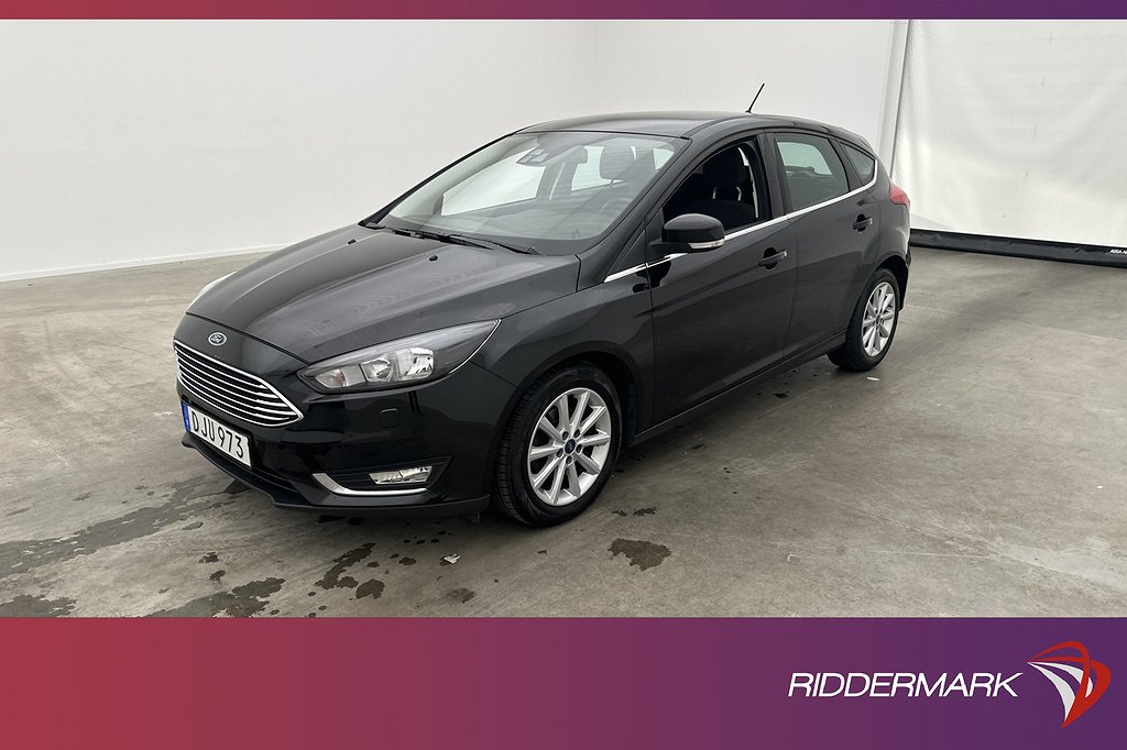 Ford Focus 1.0 125hk Titanium Kamera Navi Rattvärme Keyless