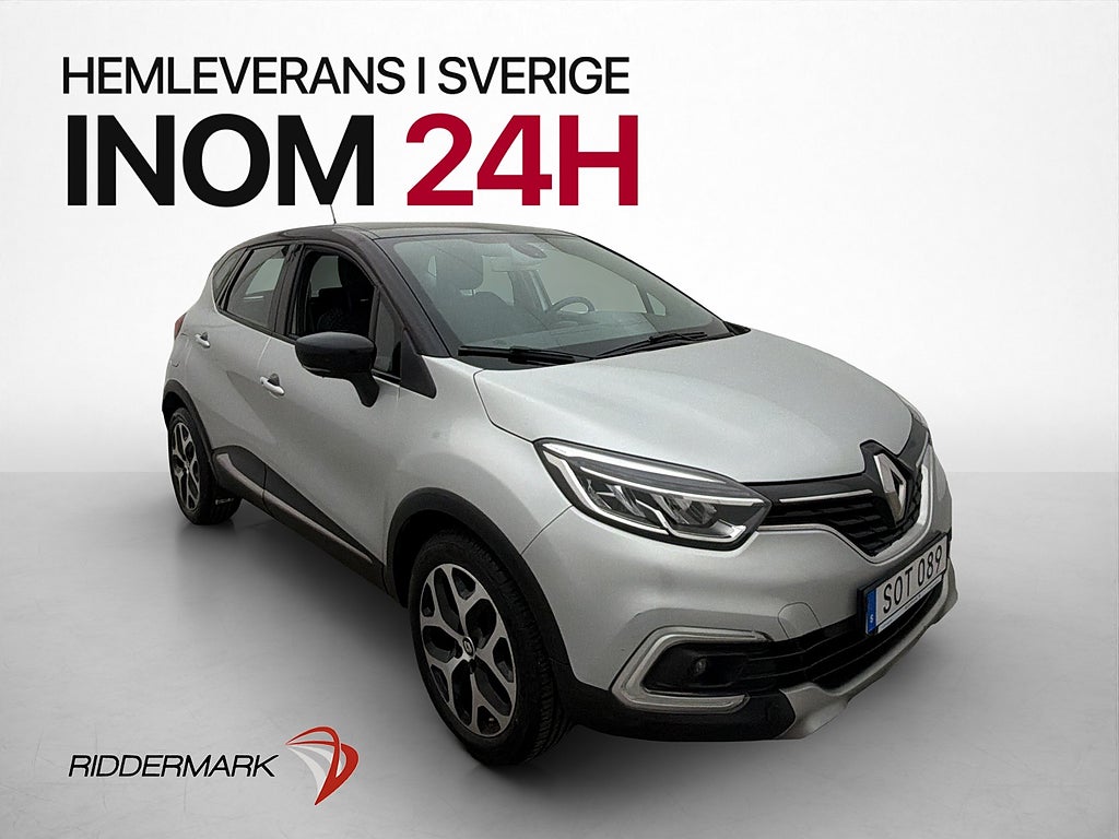 Renault Captur 0.9 90hk Intens P-Sensorer Navi Två-Brukare