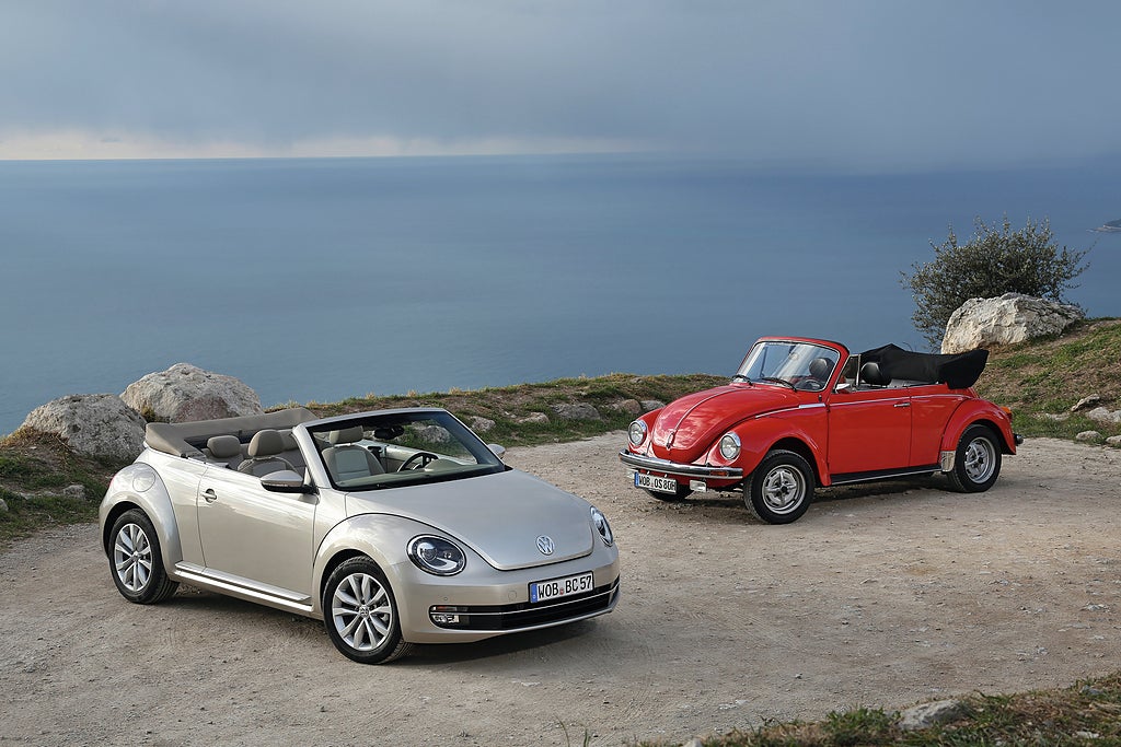right: Volkswagen Käfer Cabriolet (1980)