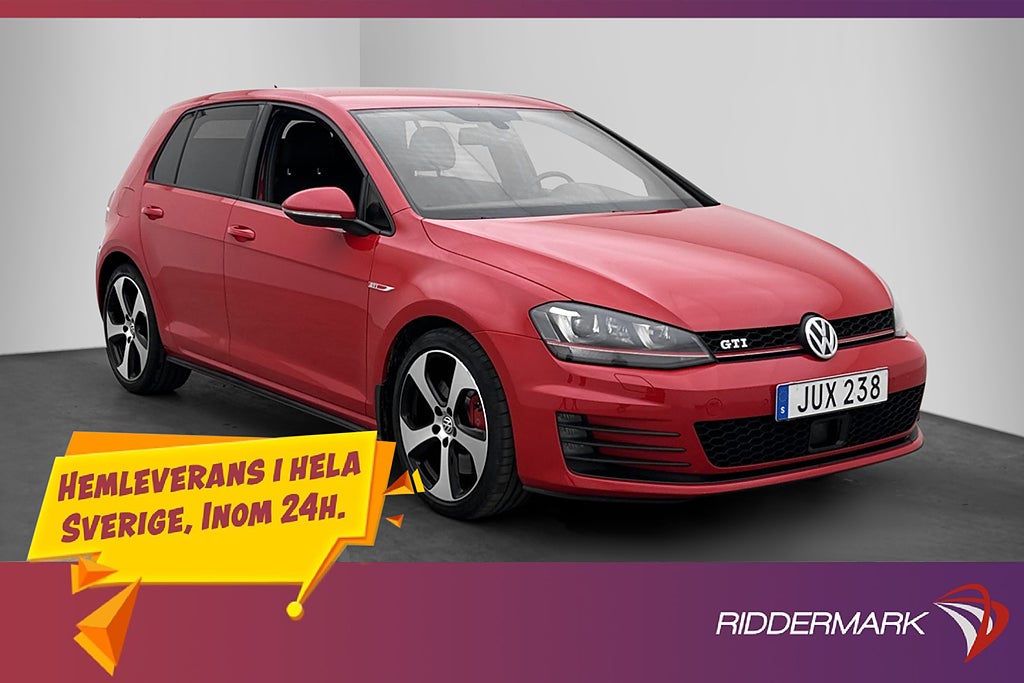 Volkswagen Golf GTI Performance 230hk Navi Skinn P-Sensorer