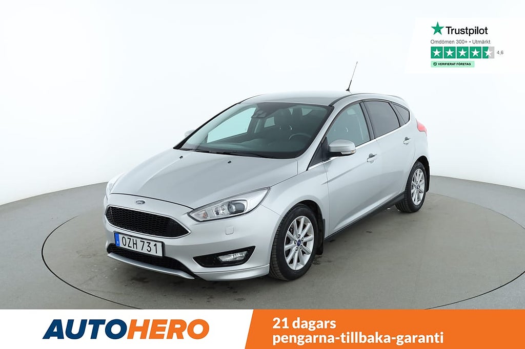 Ford Focus 1.0 EcoBoost Titanium / Rattvärme, Dragkrok, PDC-...