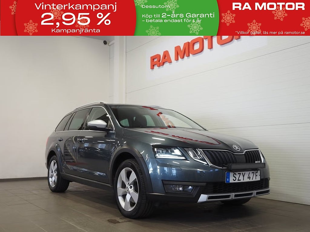 Skoda Octavia Scout 2.0 TDI 4x4 Premium Drag Navi D-Värm 2020