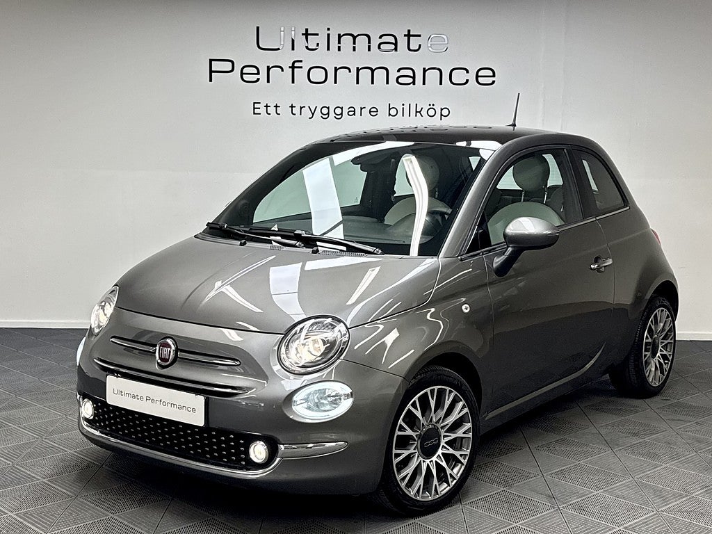 Fiat 500C 1.2 8V Dualogic Lounge Automat Lågamil