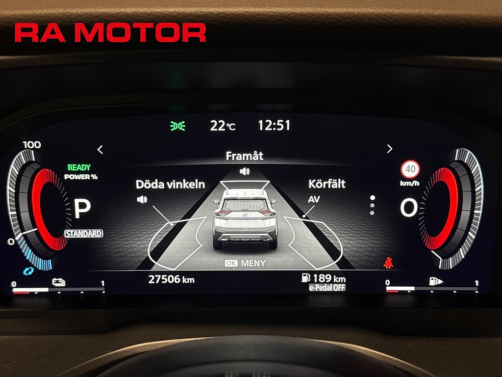 Nissan X-Trail e-4ORCE N-Connecta 7 sits| Nav | 360 | HUD | Garanti 2023