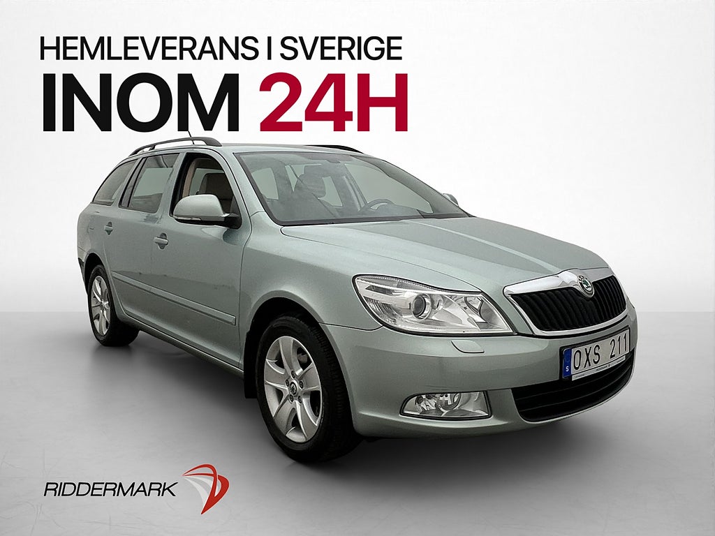 Skoda Octavia 1.6 TDI Elegance M&K Värmare P-Sensorer Skinn
