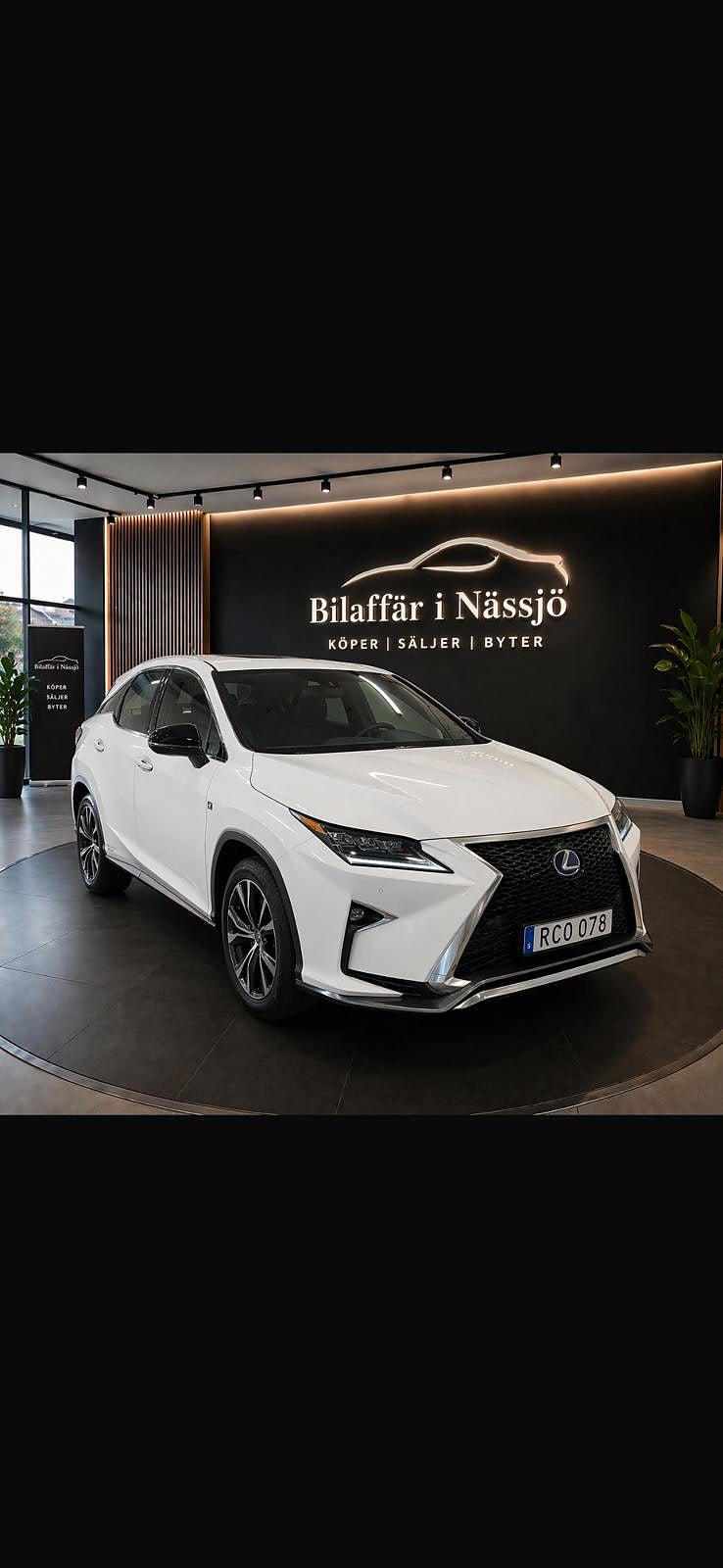 Lexus RX 450h AWD 3.5 V6 AWD E-CVT F SportNy besiktning Drag 