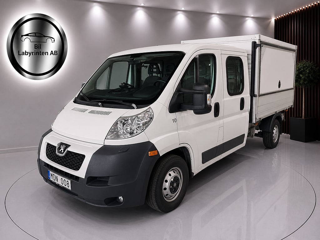Peugeot Boxer MOMSBIL/7 Sittsig/ Chassi Dubbelhytt 335 2.2 HDi Euro 5