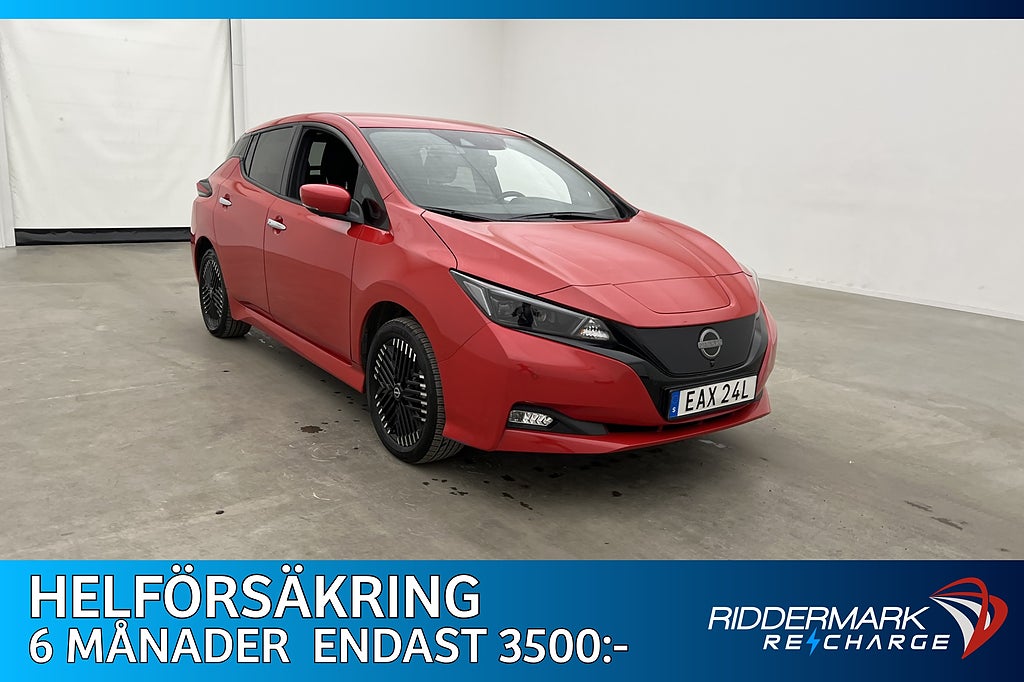 Nissan Leaf e+ 217hk 360° Kamera Rattvärme CarPlay MOMS