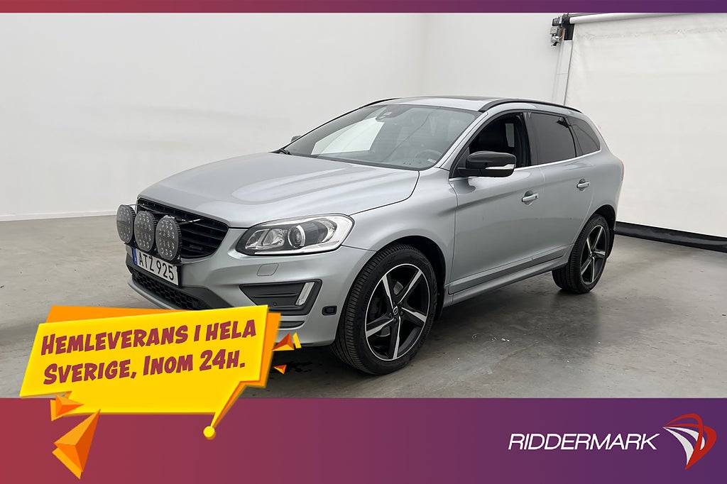 Volvo XC60 D5 AWD R-Design Värmare Panorama Dragkrok Skinn
