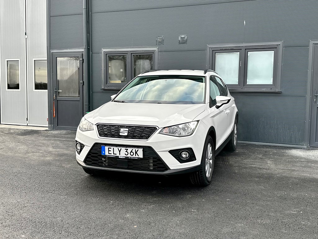 Seat Arona 1.0 TGI 90hk Style Euro 6, 1700 mil, 1 Ägare, Moms, Parkassistan