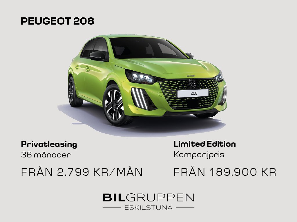 Peugeot 208 Limetid Edition