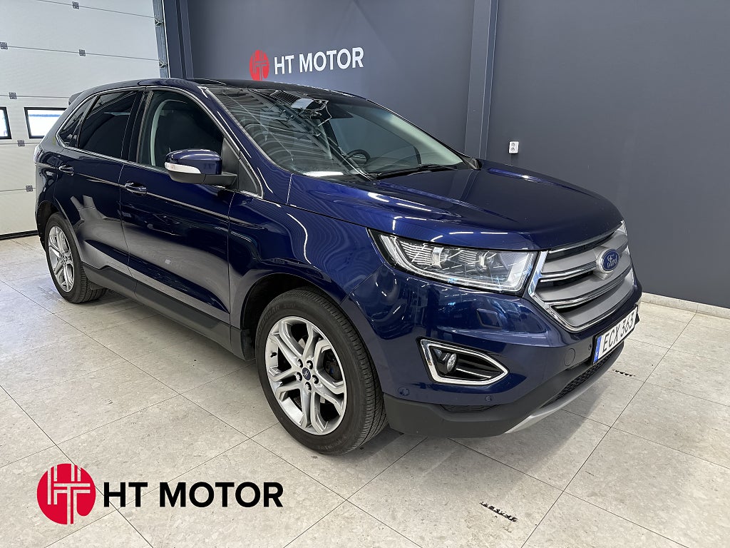 Ford Edge 2.0 AWD Titanium/B-Kamera/Drag/Nav/Fjärr-Värm