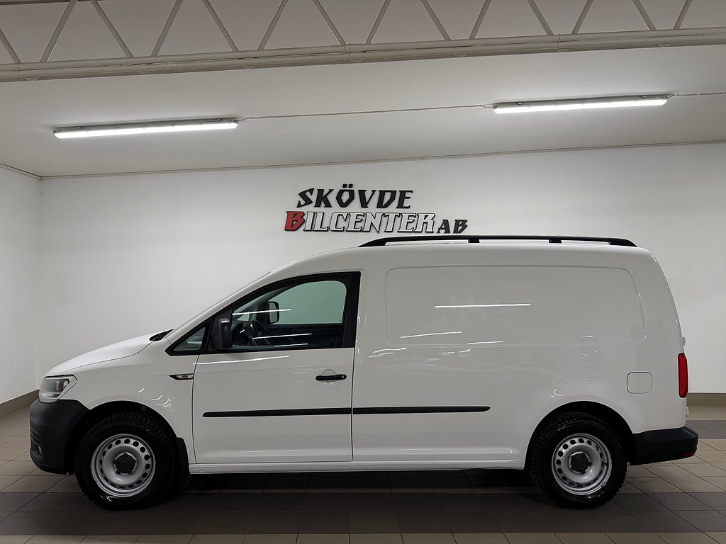 Volkswagen Caddy Maxi 2.0TDI Automat/Drag/D-Värmare/PDC/CarPlay/Verkstadsinredning