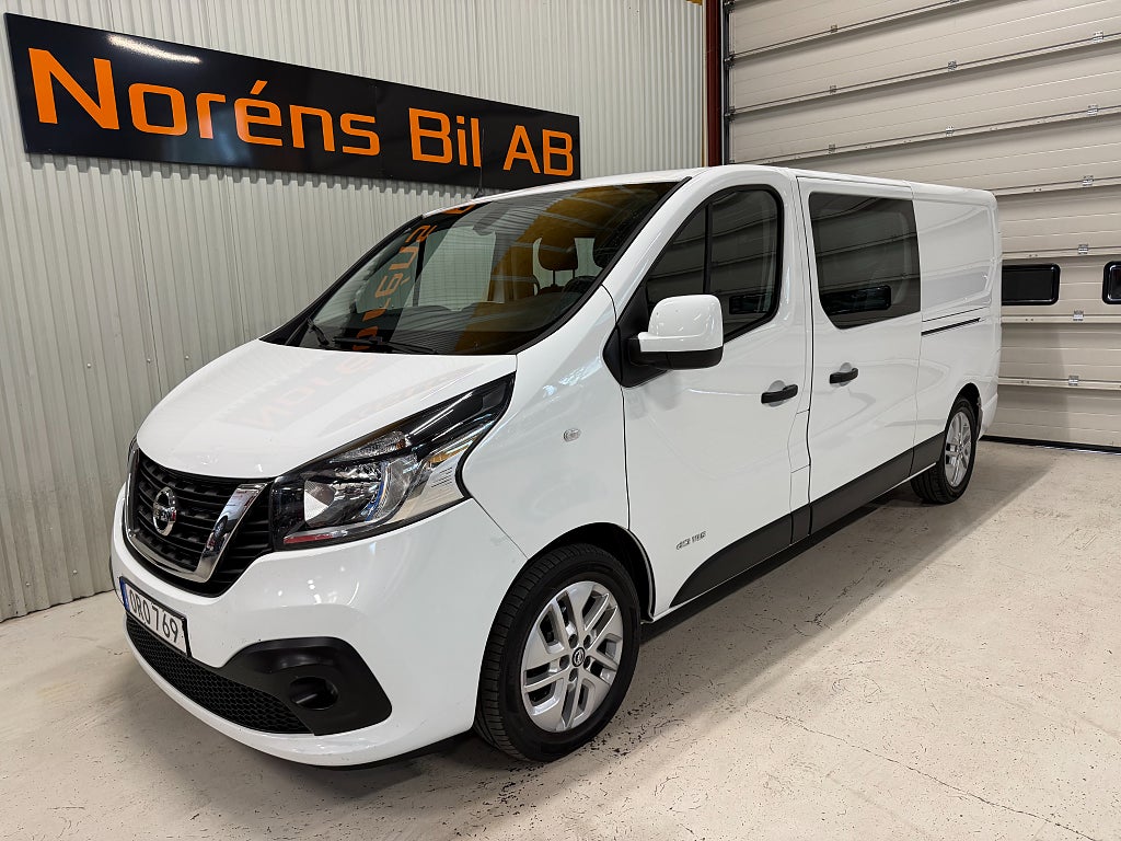 Nissan NV300 2.0 dCi 145Hk AUT 6-SITS DUBBELHYTT LEASBAR/MOMS Euro 6