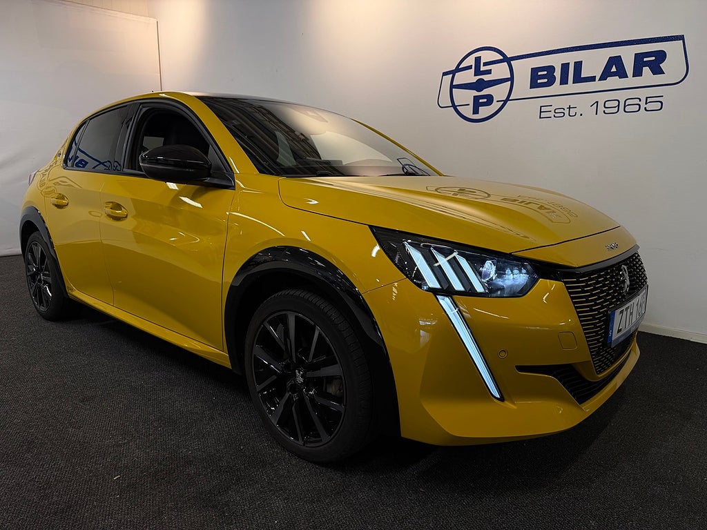 Peugeot E-208 GT 50kWh | Adaptiv farth/ Kamera/ GPS/ keyless/ Vhjul