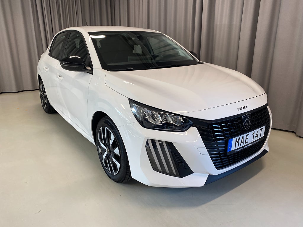 Peugeot 208 Style Hybridd 100hk. Automat. Motor & kupévärmare