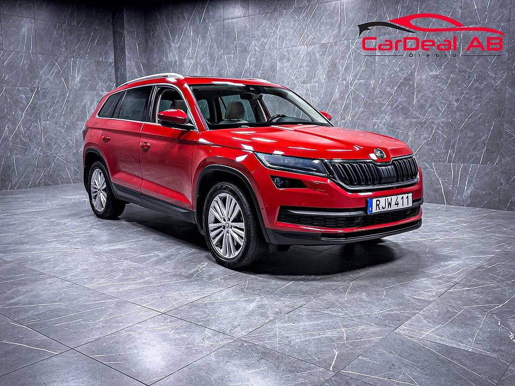Skoda Kodiaq 2.0 TDI 4x4 Värmare Pano Canton Läder Kamera Navi Drag