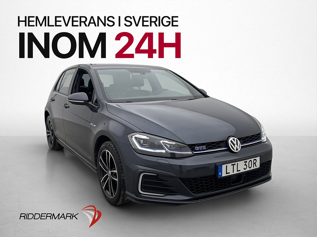 Volkswagen Golf GTE 204hk Värmare CarPlay Cockpit