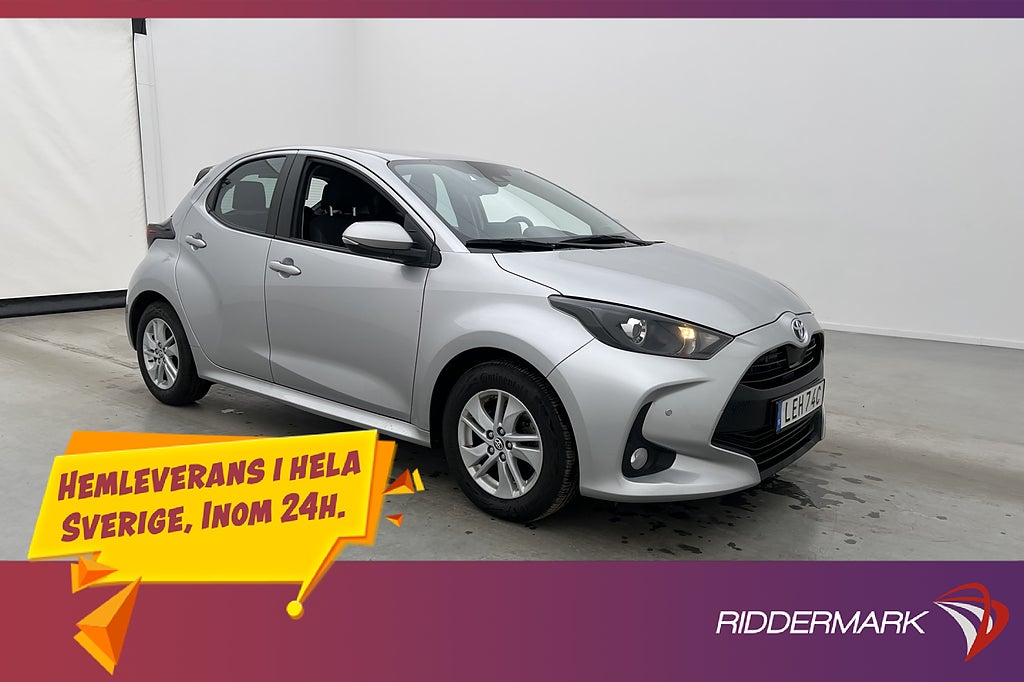 Toyota Yaris Hybrid Active Kamera Adaptiv-Fart Rattvärm MOMS