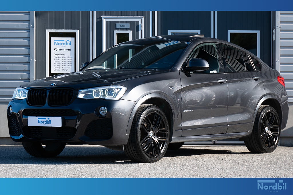 BMW X4 xDrive35d M Sport Pano Navi HuD H/K Kamera LED Sv Såld