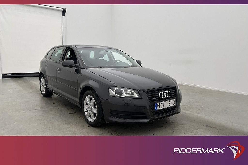 Audi A3 2.0 TDI Quattro 140hk Attraction Panorama 0,50l/Mil