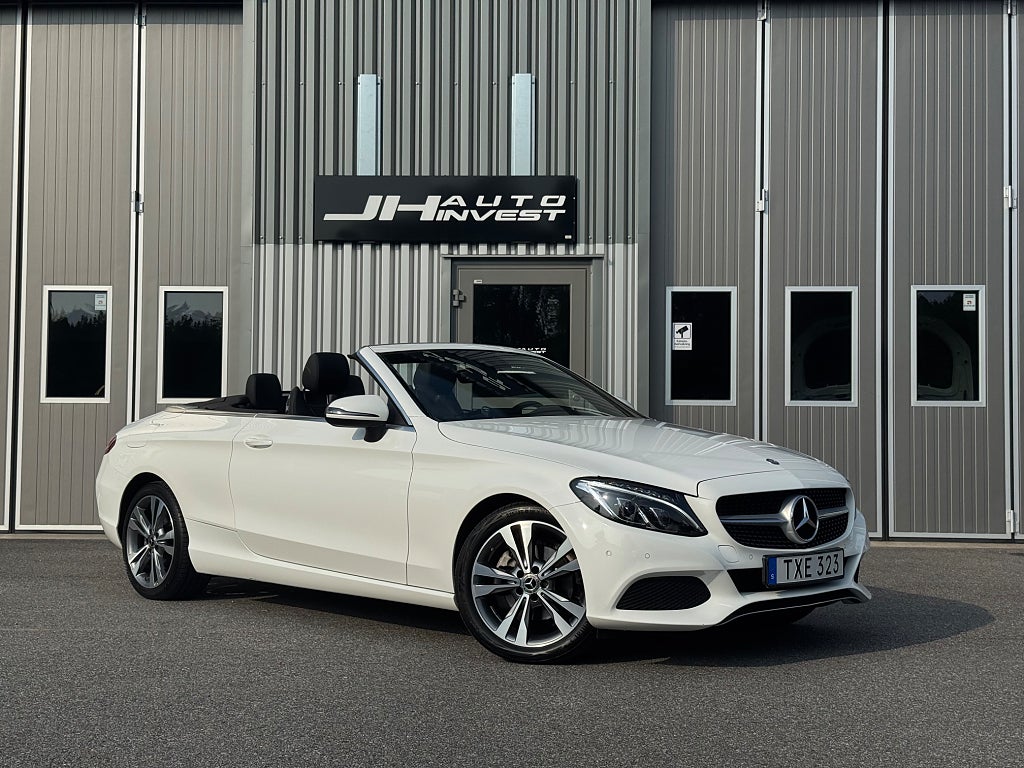 Mercedes-Benz C 200 184 HK Cabriolet 9G-Tronic Svensksåld 