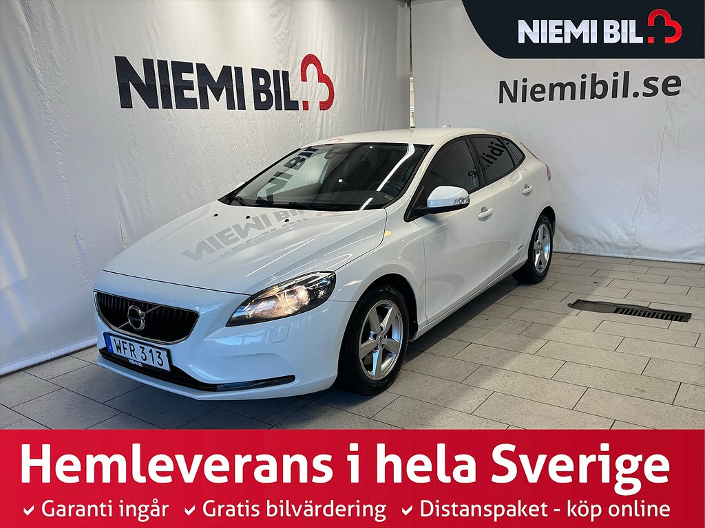 Volvo V40 T2 Kinetic 122hk B-värmare P-sens Farthållare S&V