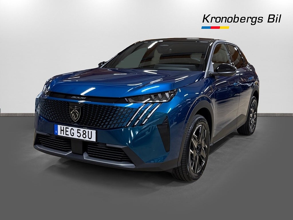 Peugeot 3008 HYBRID 136 e-DSC Euro 6 Serviceaval 3år ingår