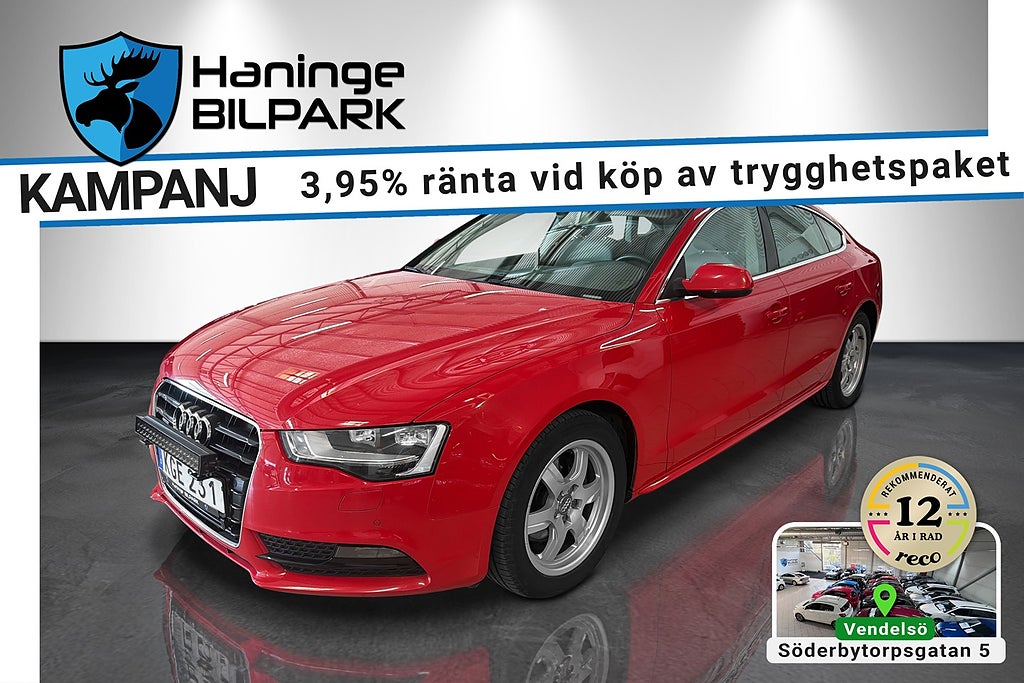 Audi A5 SB 2.0 TDI Aut Quattro Värmare Drag /SUPERDEAL 3,95%
