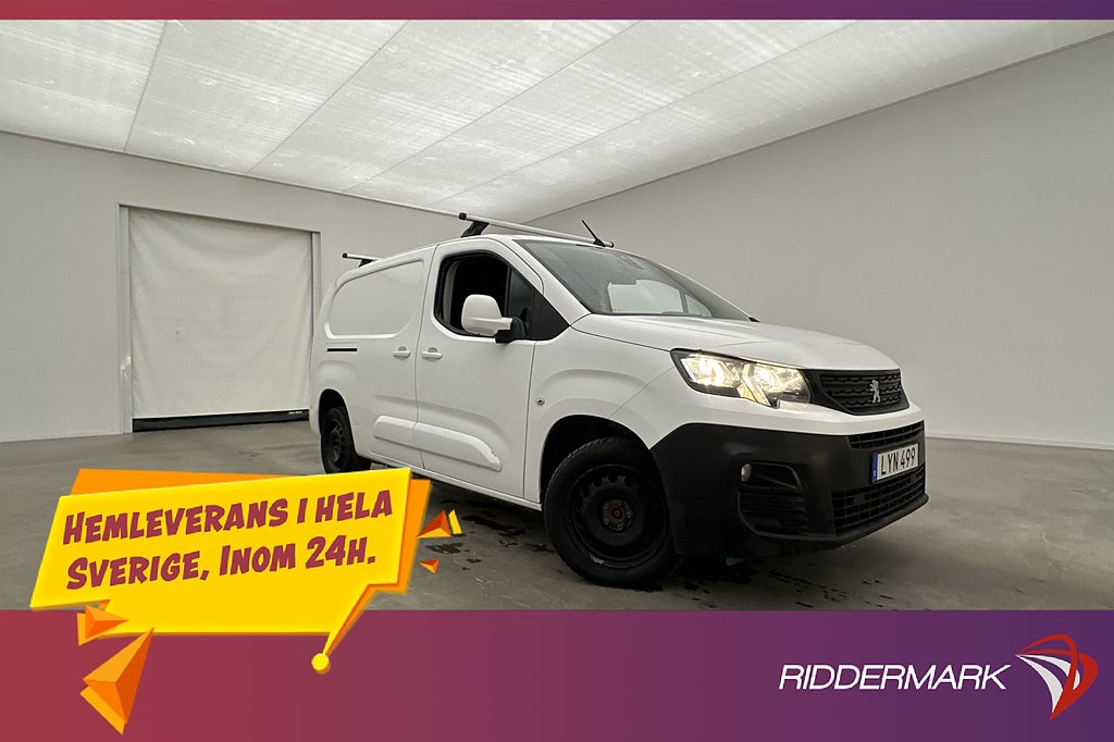 Peugeot Partner L2 Värm Ny-Kamrem CARPLAY B-Kamera Takräcke