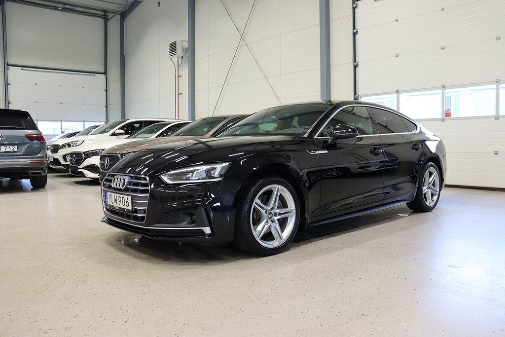 Audi A5 Sportback 2.0TDI quattro S Line D-Värm 1-Ägare 190hk