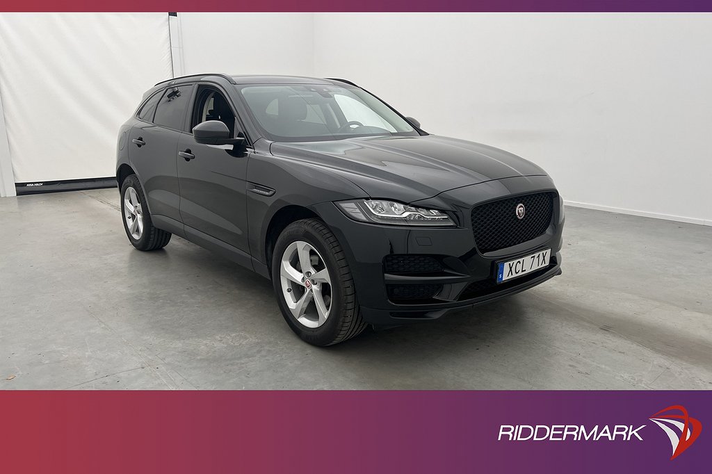 Jaguar F-Pace 20d AWD 180hk Cockpit Kamera S 4,95% RÄNTA