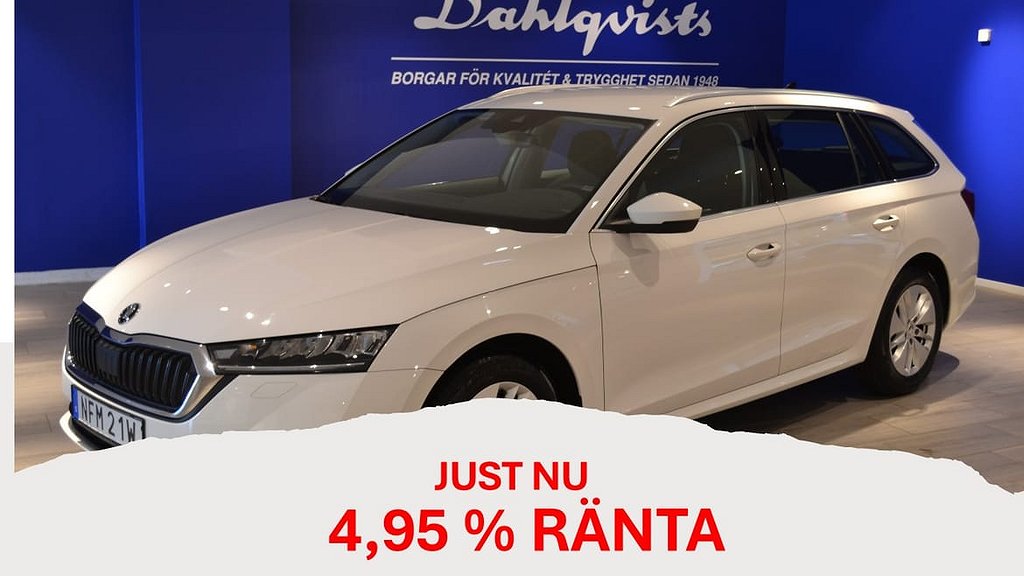 Skoda Octavia Kombi (NU 4,95 % RÄNTA) 1.0 TSI EVO 110hk  Ambition Rattvärme P-