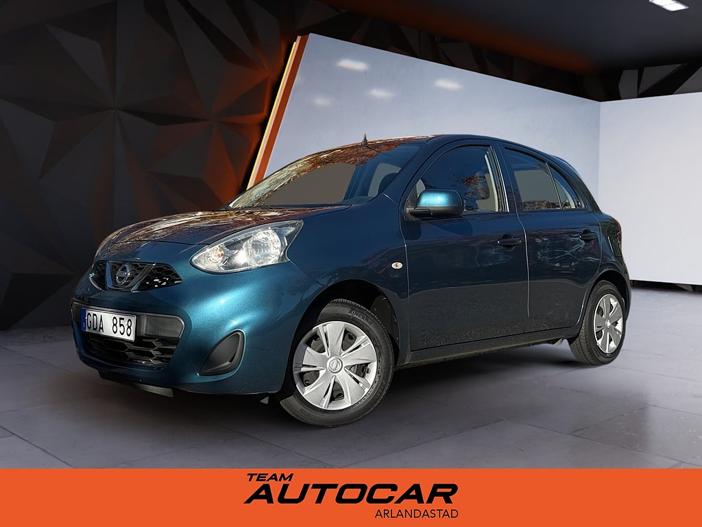 Nissan Micra 1.2 Enbart 2071 mil Nyservad Vinterhjul 12 mån garanti