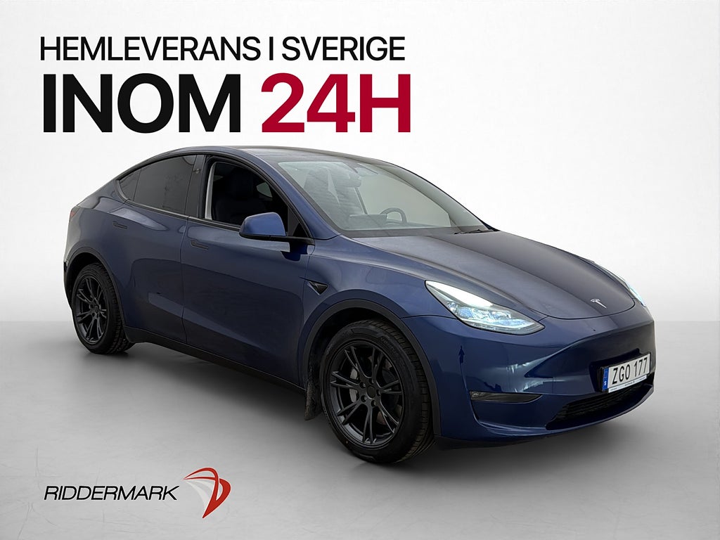Tesla Model Y Long Range AWD Dragkrok Svensksåld Panorama