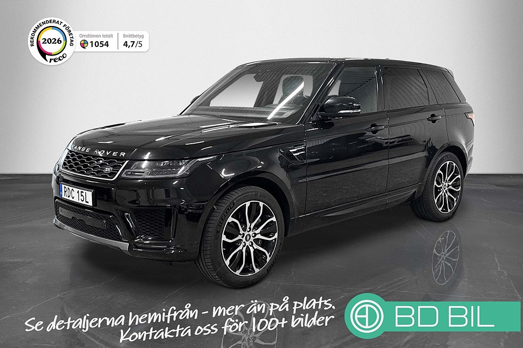 Land Rover Range Rover Sport P400e HSE Pano Meridan Värmare Skinn