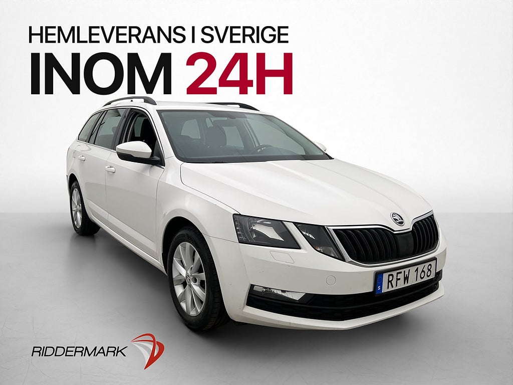 Skoda Octavia Ambition Dragkrok Värmare CarPlay P-Sens