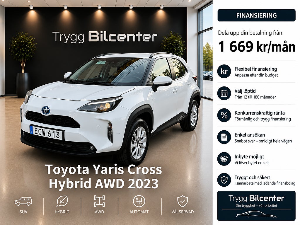 Toyota Yaris Cross Hybrid AWD-i e-CVT, 116hk