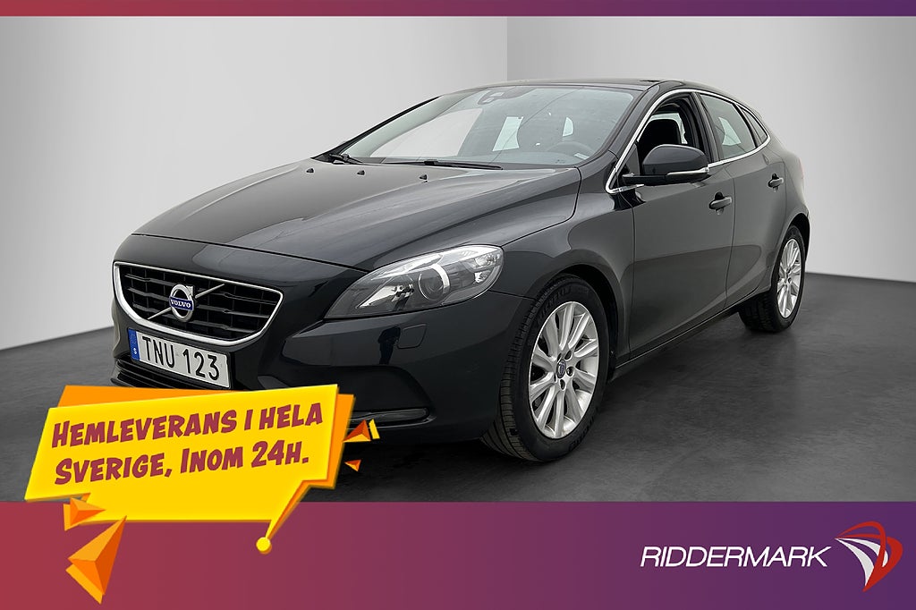 Volvo V40 D2 Momentum VOC Värmare Navi P-Sensorer Halvskinn