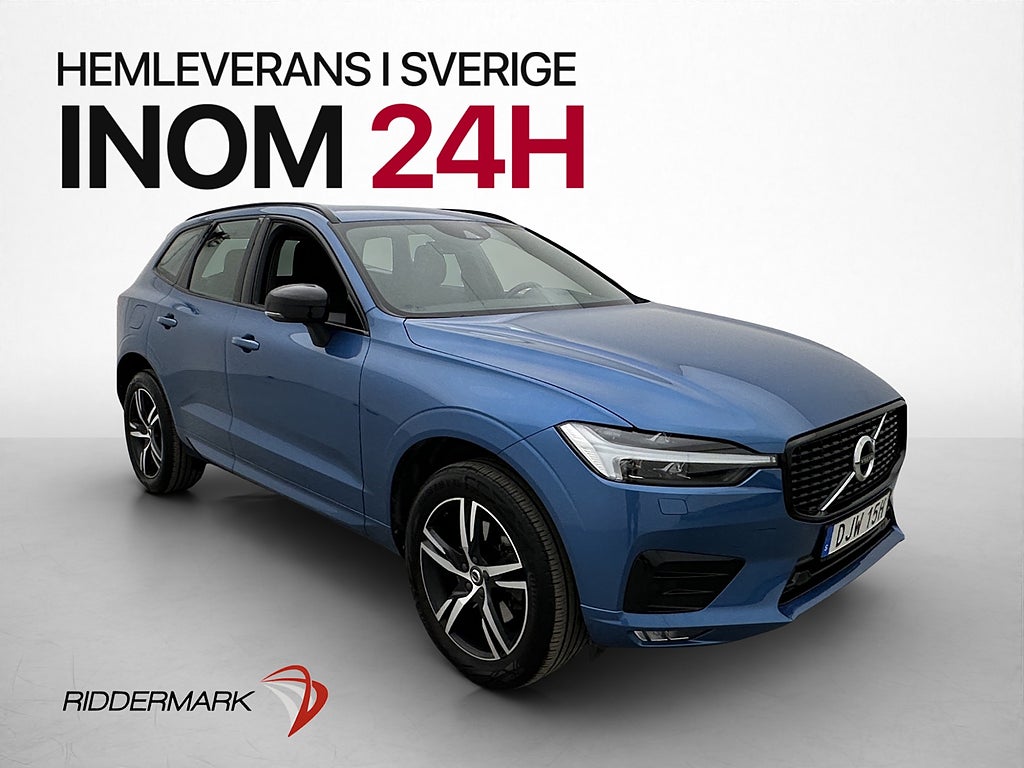 Volvo XC60 B5 AWD R-Design VOC H/K Dragkrok CarPlay Luftfjäd