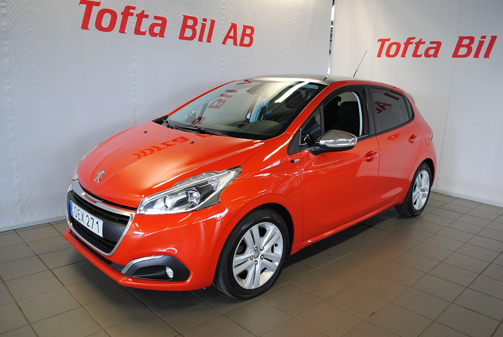 Peugeot 208 82 Hk Glastak 0:-  kontant