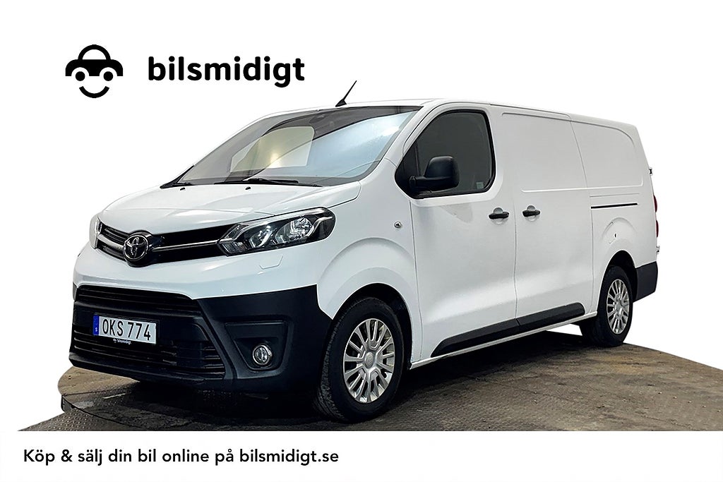 Toyota Proace 2.0 D-4D L3 Drag 2xSidodörr HUD 3sits Värmare 122hk