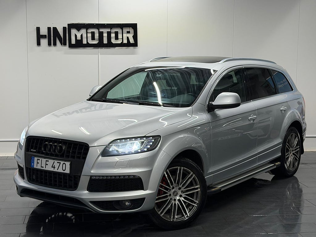 Audi Q7 3.0 TDI Quattro S Line |PANO|NAVI|LUFT|DRAG|7Sits|