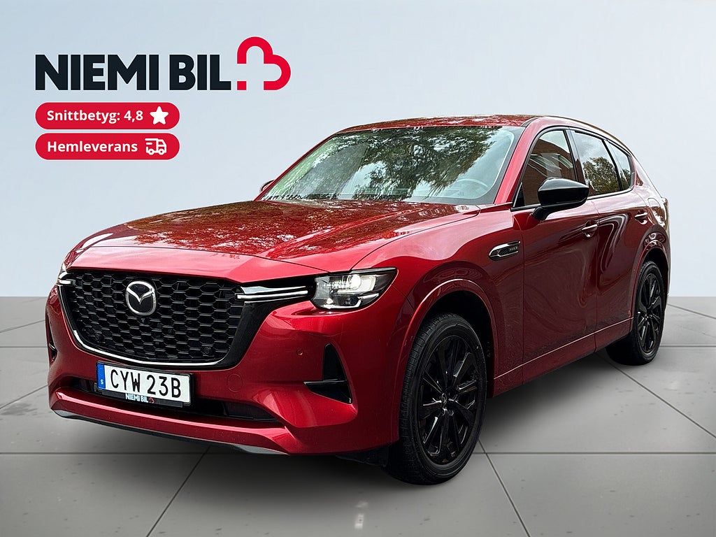 Mazda CX-60 PHEV 360/Skinn/Navi/S&V-däck/Psens/BOSE